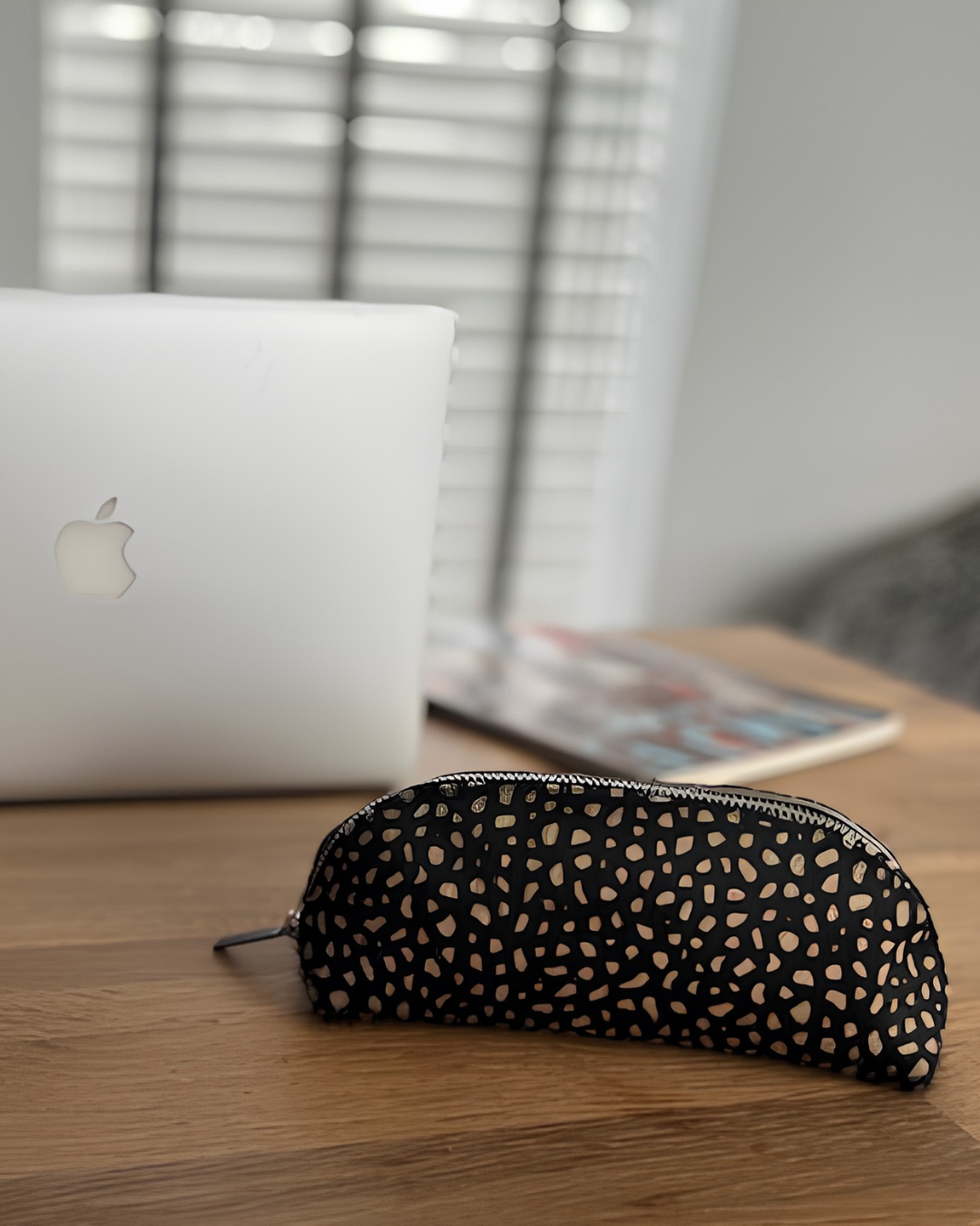 PENCIL/MAKE-UP CASE.( Also available in other colors or prints.)