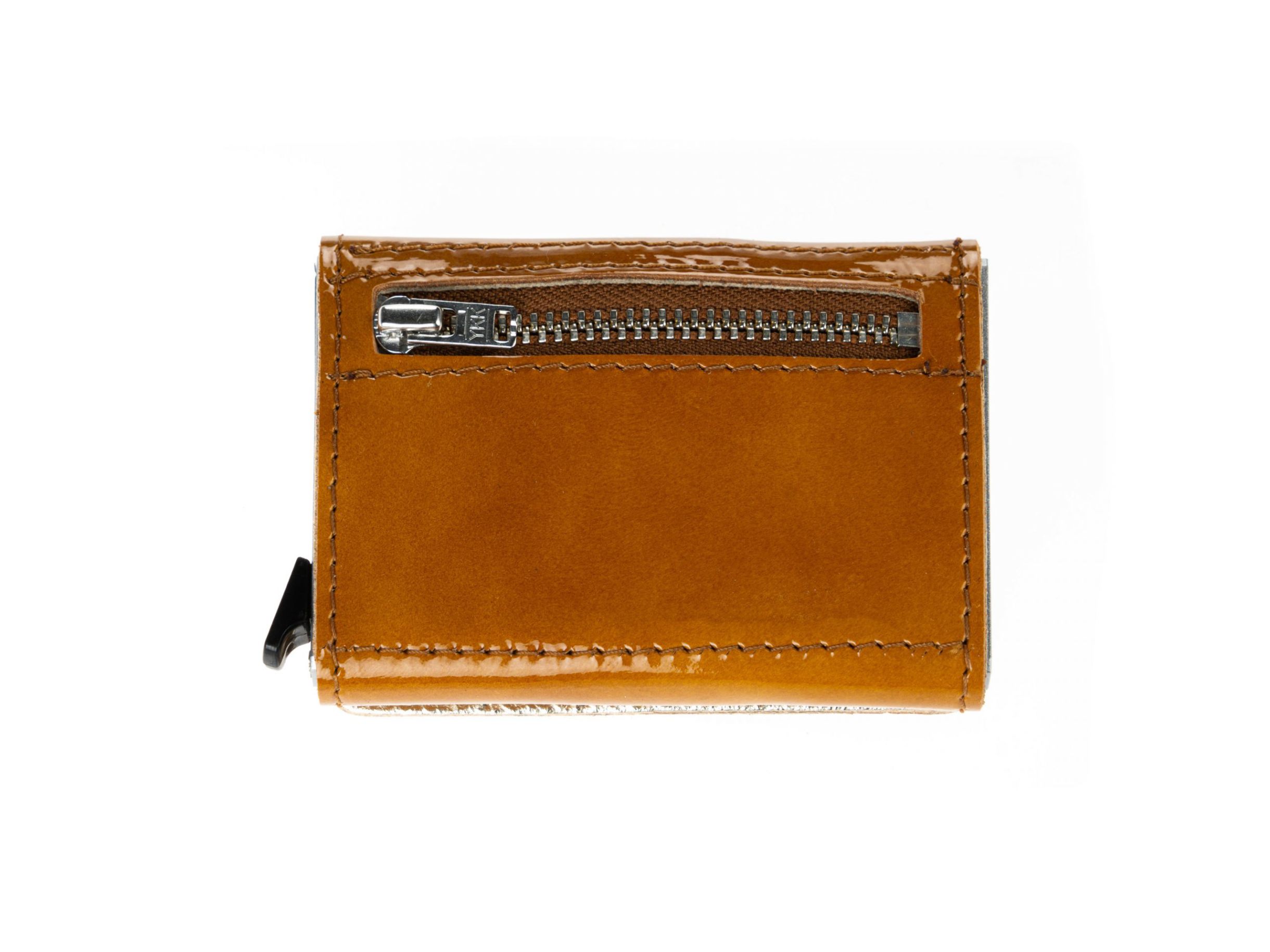 HIDE & SEEK ( ZIPPER) PATENT COGNAC - Image 2