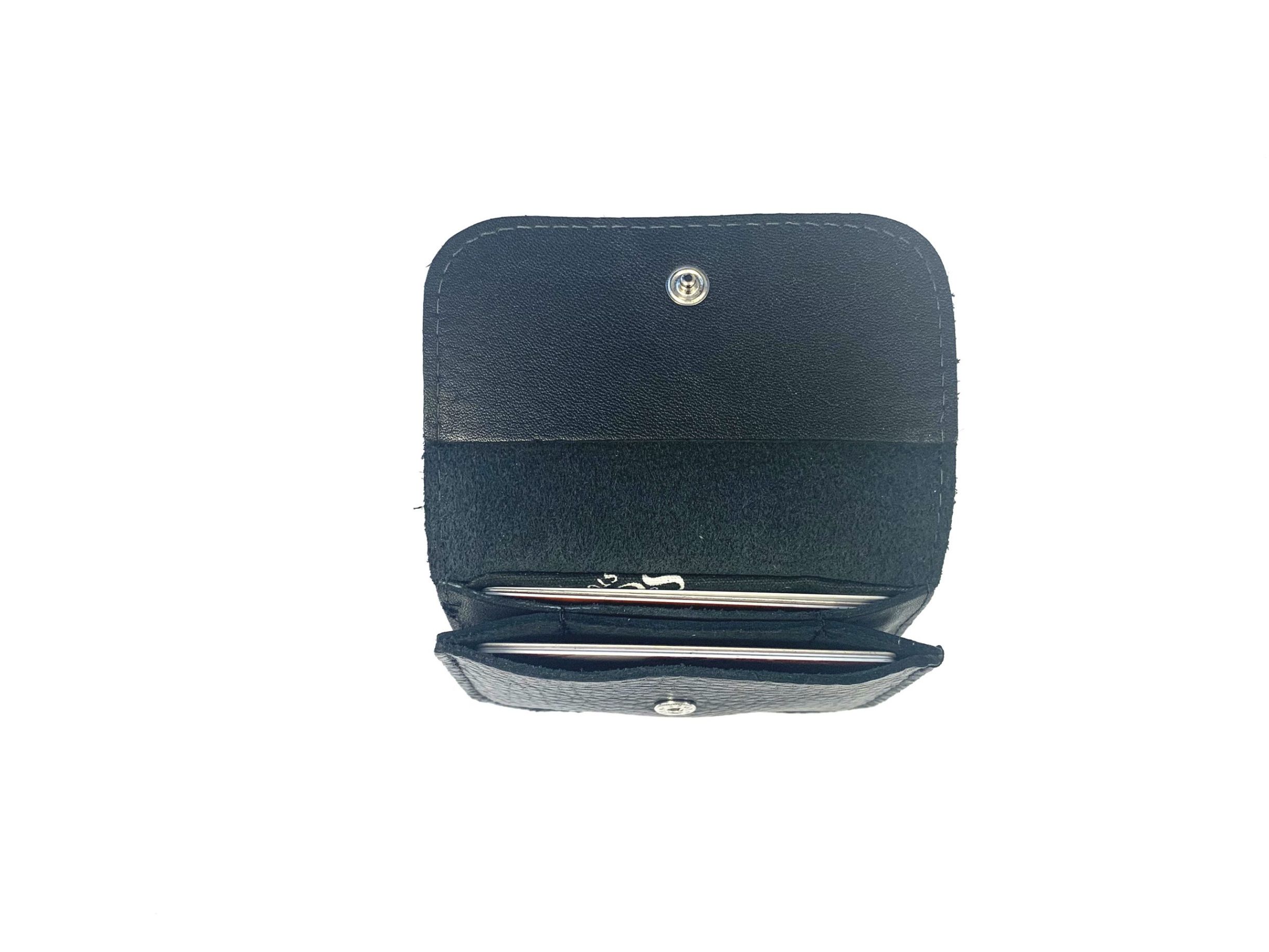 LITTLE STINGY WALLET ( ZIPPER) BLACK - Image 3