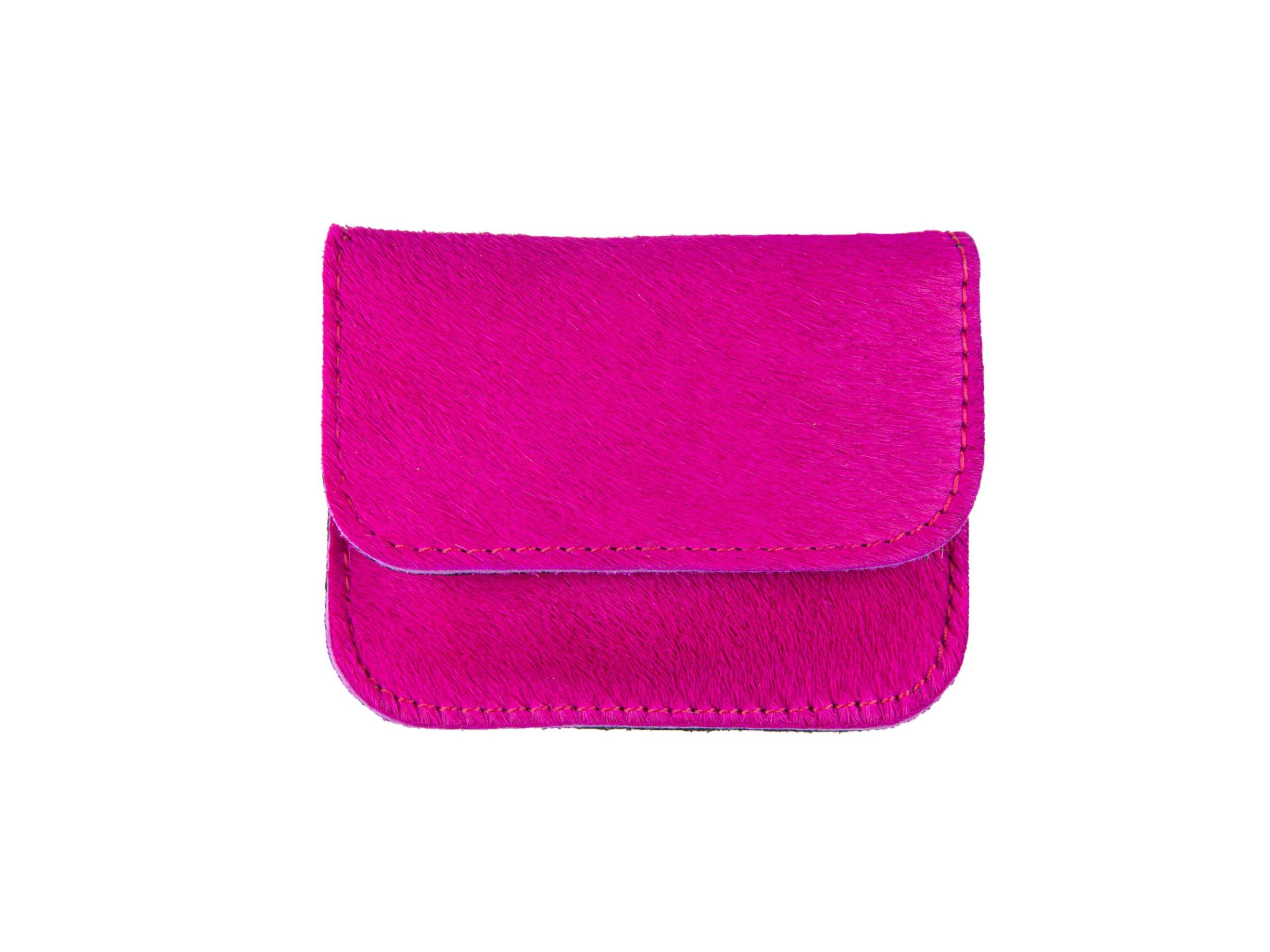 LITTLE STINGY WALLET ( ZIPPER) FUCHIA PONY