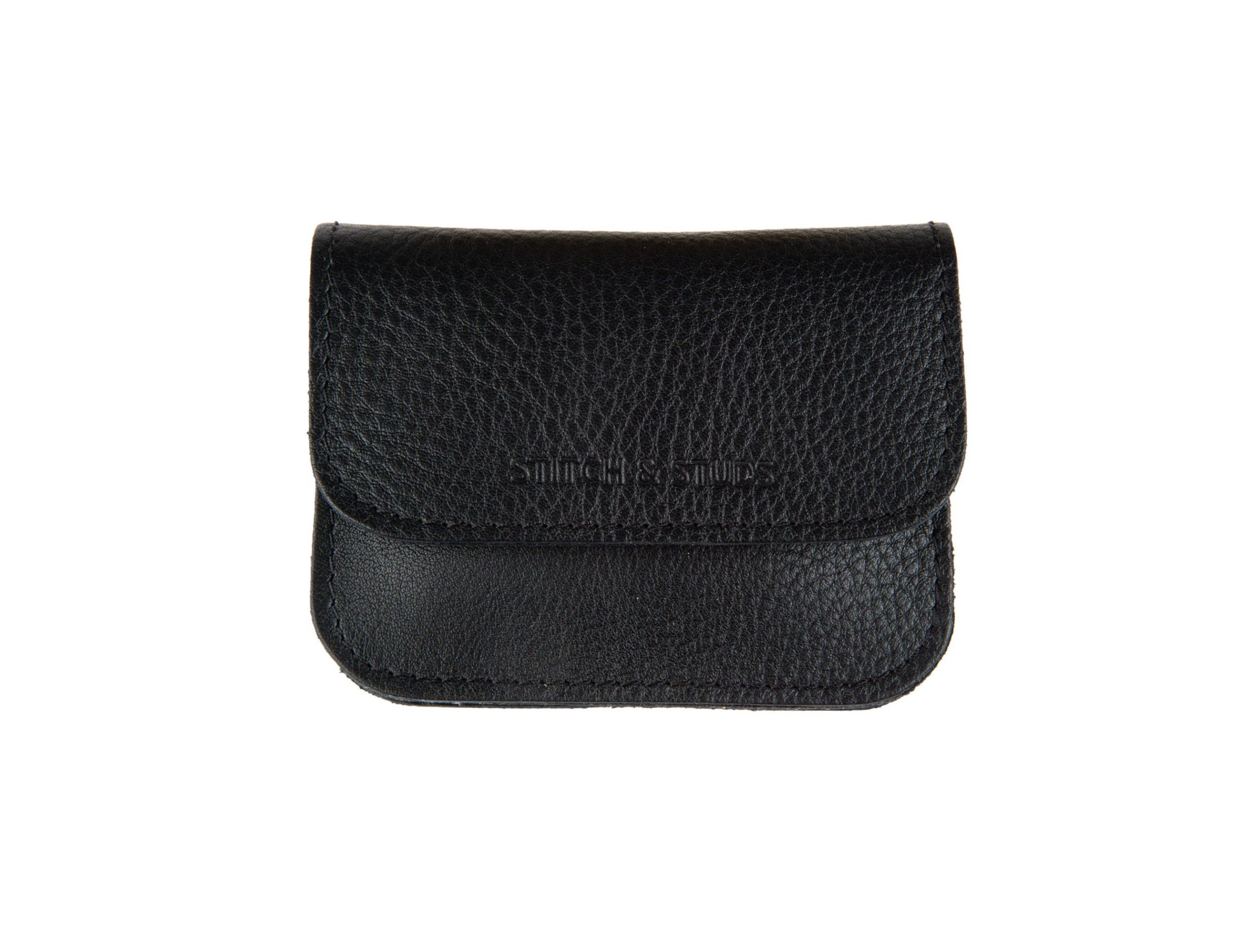 LITTLE STINGY WALLET ( ZIPPER) BLACK