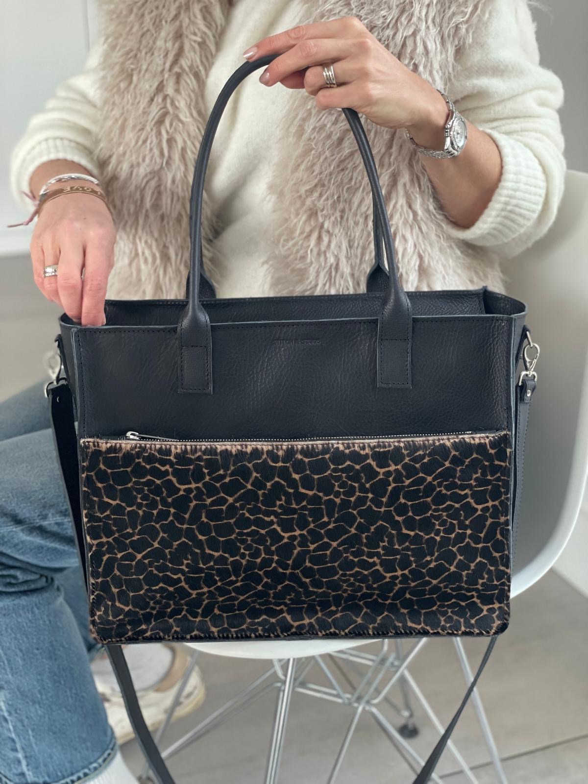 "Mommy/work/laptop bag" in black x Pebbles.( Also available in other colors or prints. - Image 22