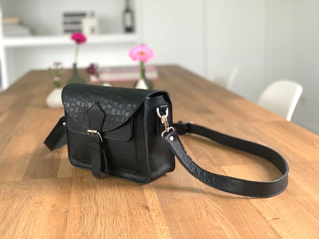 Harper (smaller size 21x7x17) in baby turtle x black x black x black.( Also available in other colors or prints.) - Image 3