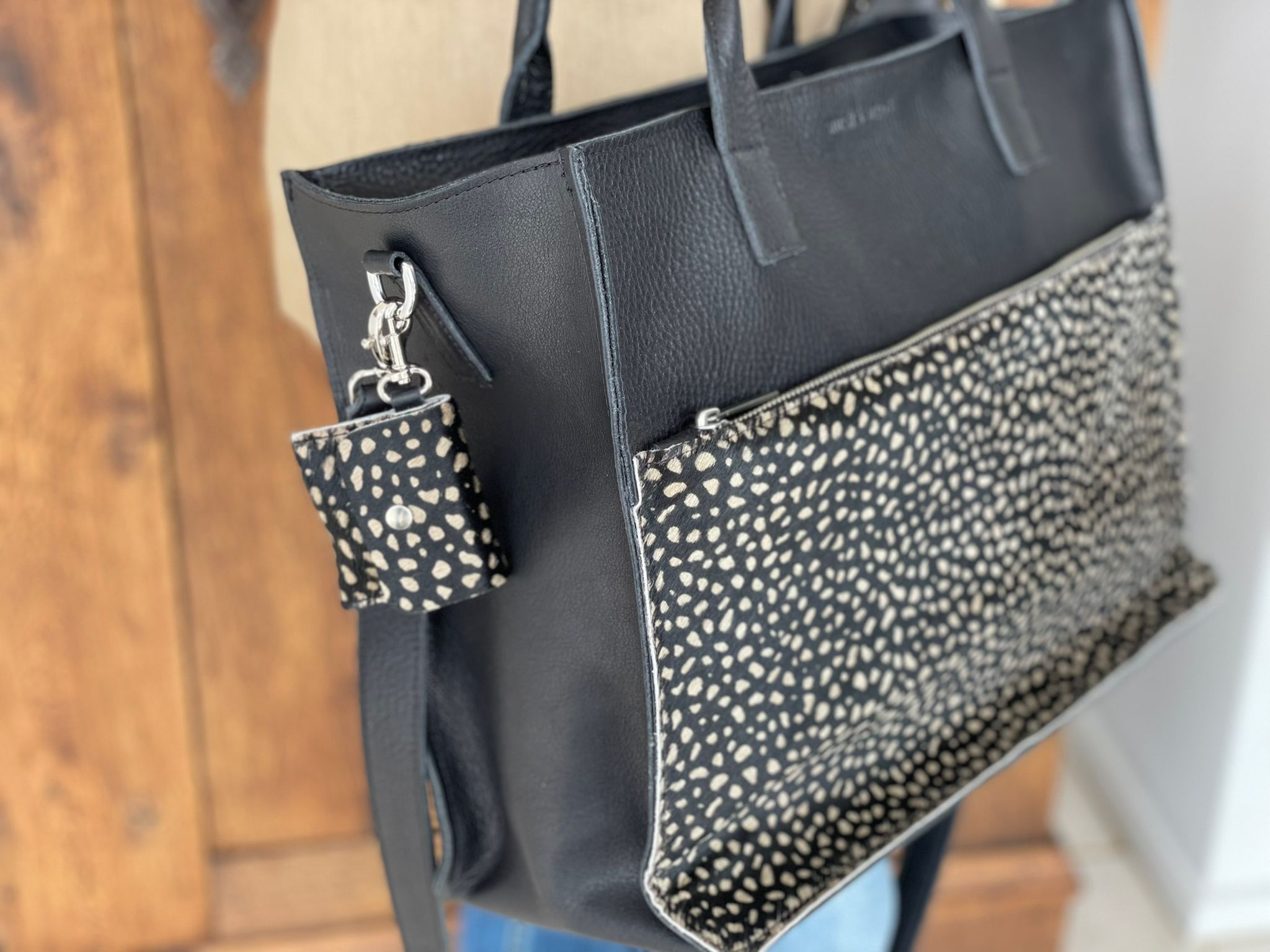Mini keychain bag.( Also available in other colors or prints.) - Image 11