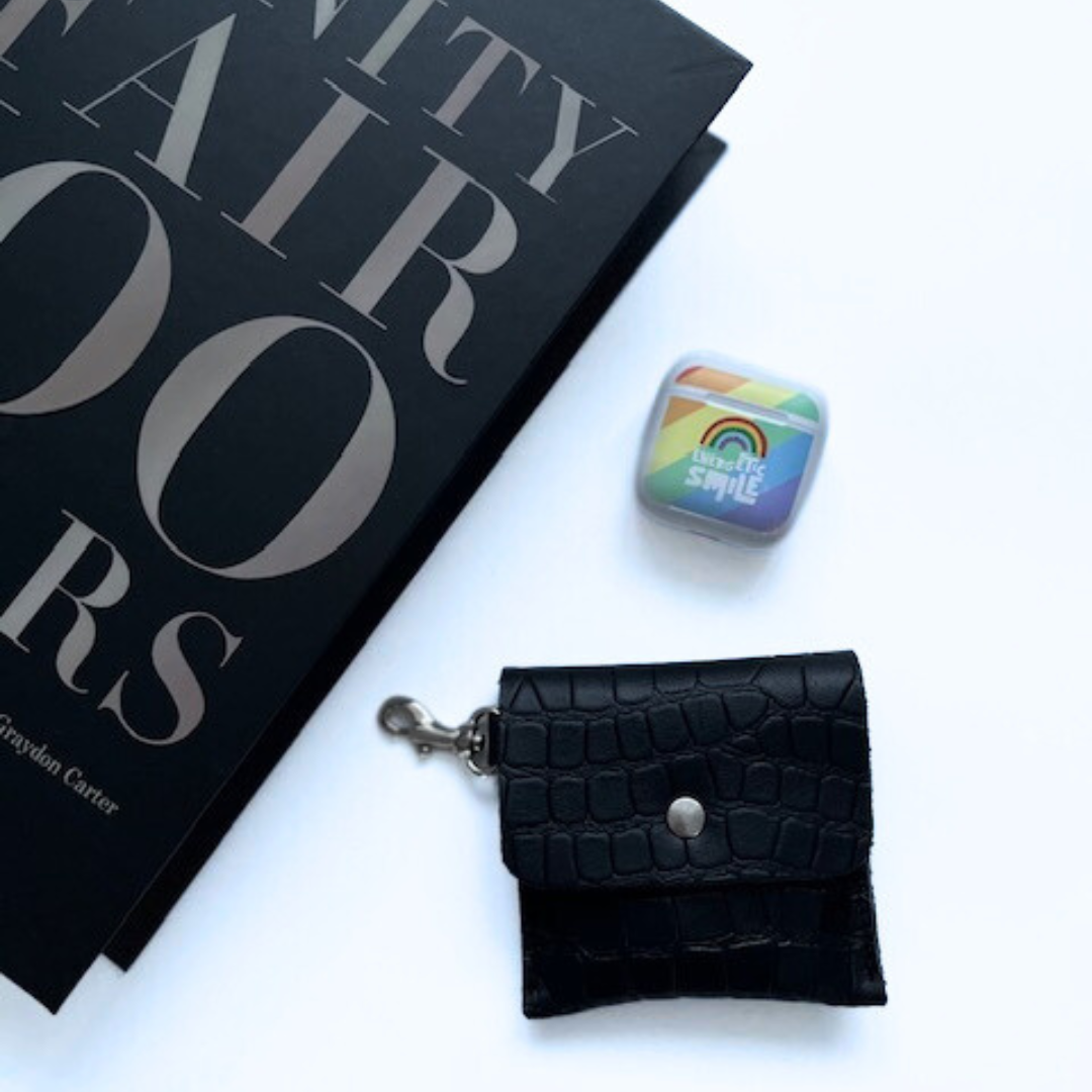Mini keychain bag.( Also available in other colors or prints.) - Image 5