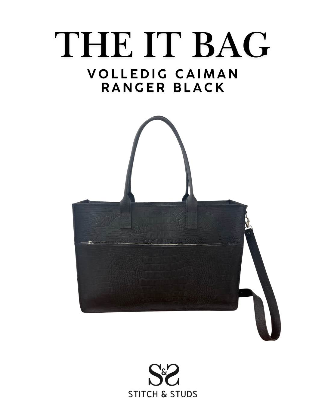 The "IT'' Bag in black x baby turtle black.( Also available in other colors or prints.) - Image 23