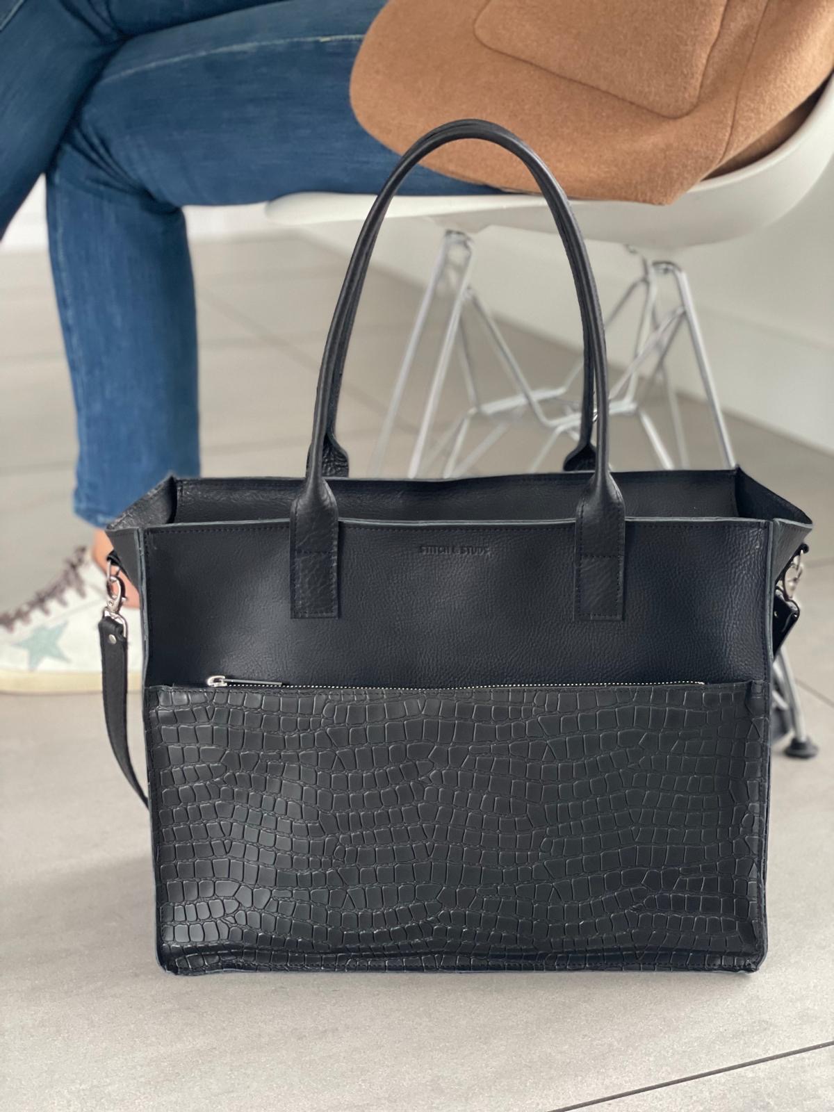 The "IT'' Bag in black x baby turtle black.( Also available in other colors or prints.) - Image 56