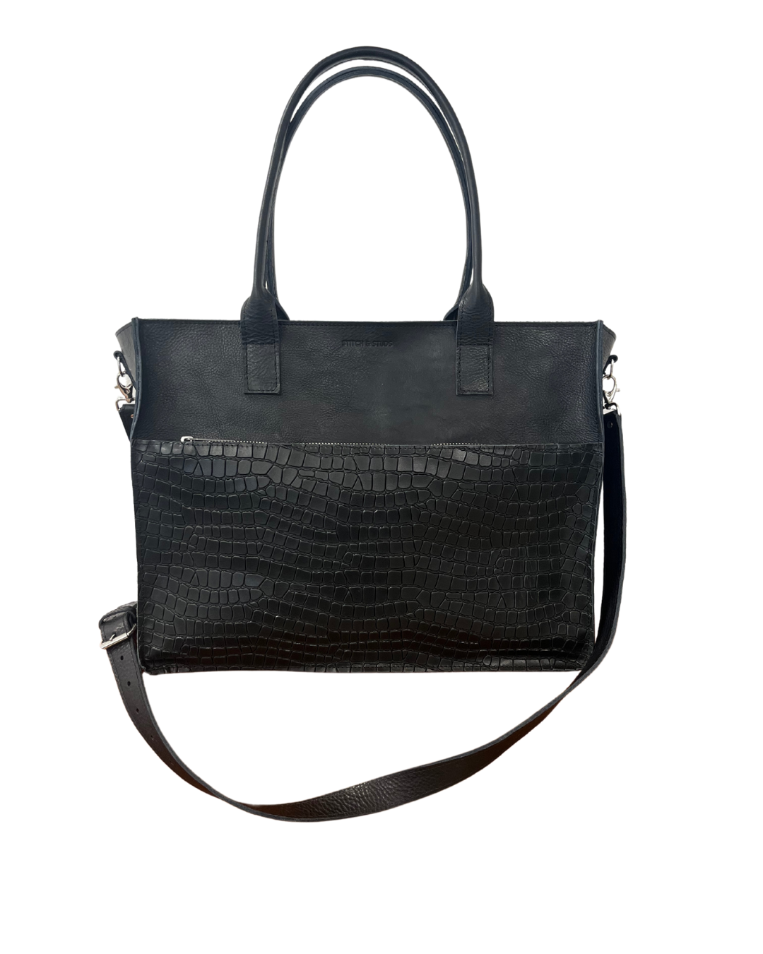 "Mommy/work/laptop bag" in black x Pebbles.( Also available in other colors or prints. - Image 30