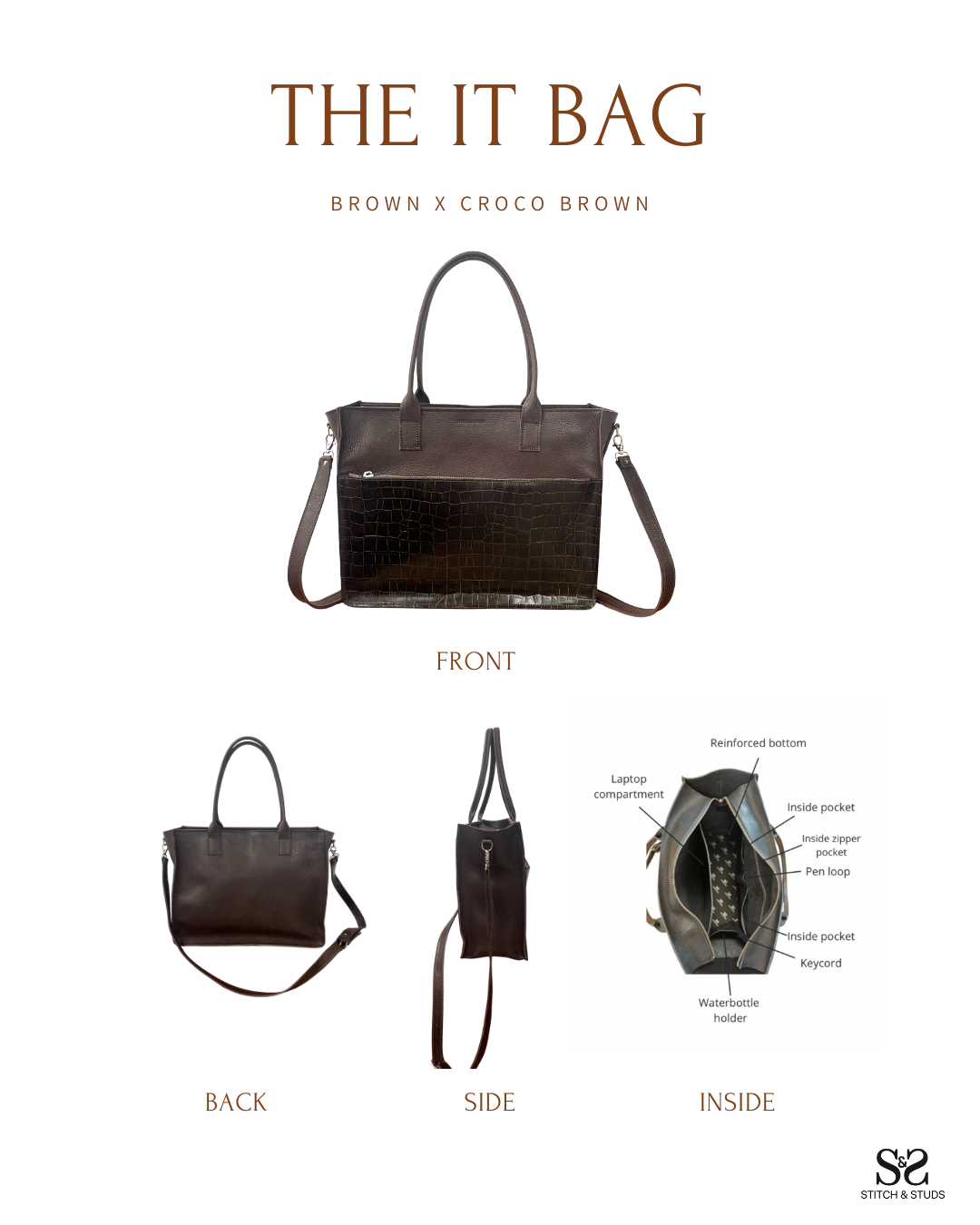 The "IT'' Bag in black x baby turtle black.( Also available in other colors or prints.) - Image 19