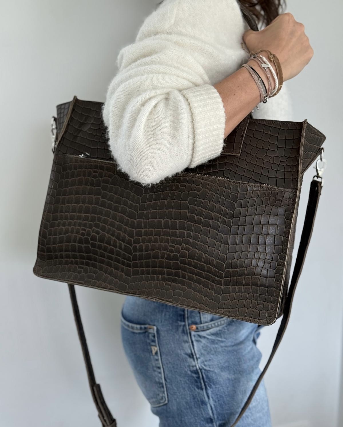The "IT'' Bag in black x baby turtle black.( Also available in other colors or prints.) - Image 34