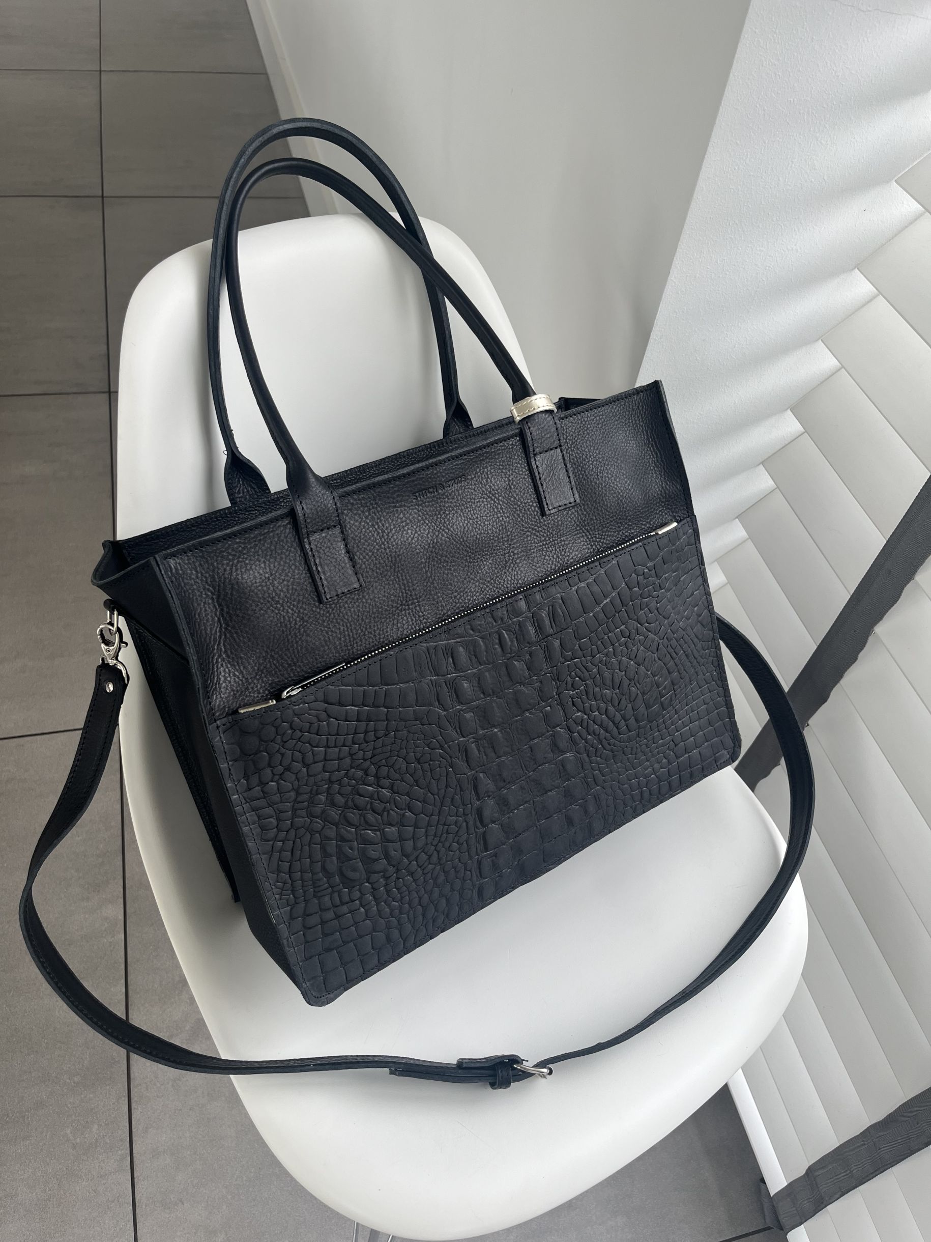The "IT'' Bag in black x baby turtle black.( Also available in other colors or prints.) - Image 33
